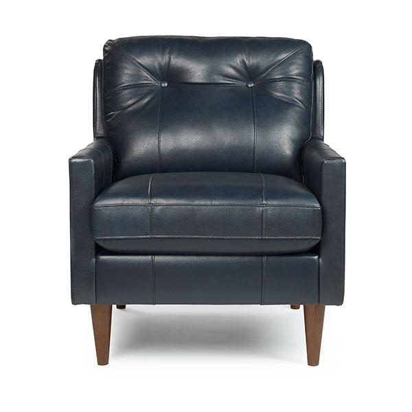 TREVIN LEATHER CLUB CHAIR- C38ELU