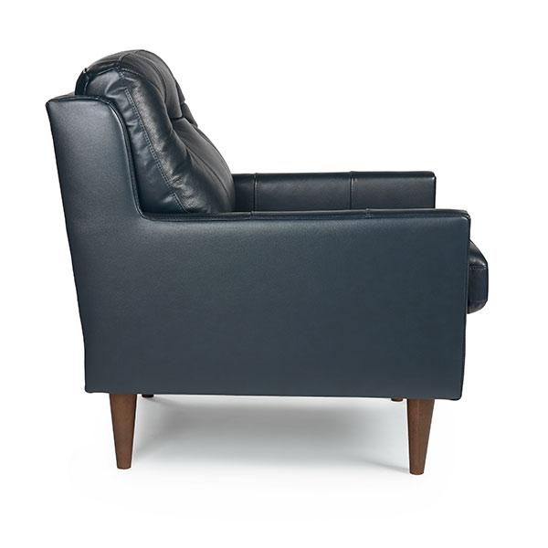 TREVIN LEATHER CLUB CHAIR- C38BNLU