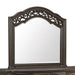 Brunswick Dresser and Mirror Set in Mahogany - Pierce Furniture Gallery