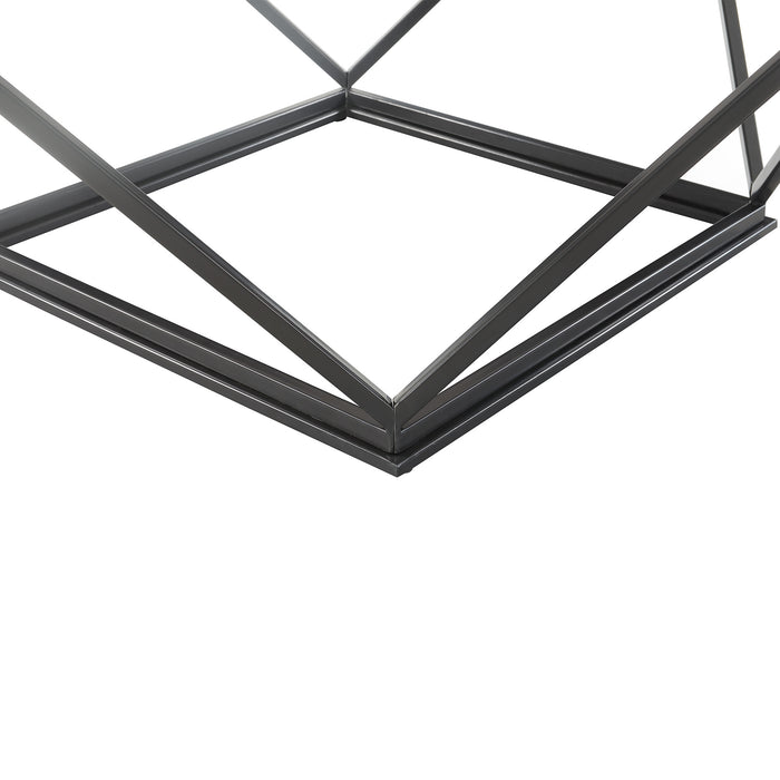 Riko Coffee Table W/ Metal Leg - Pierce Furniture Gallery