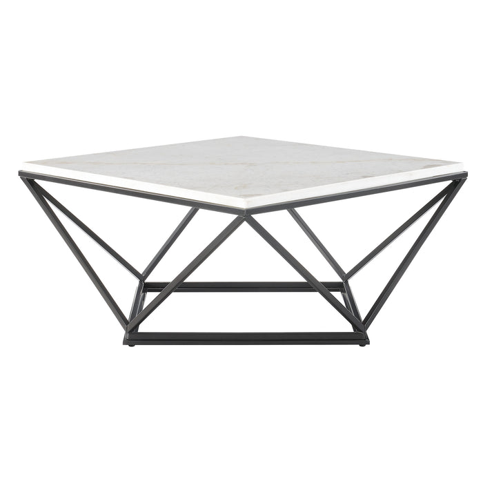 Riko Coffee Table W/ Metal Leg - Pierce Furniture Gallery