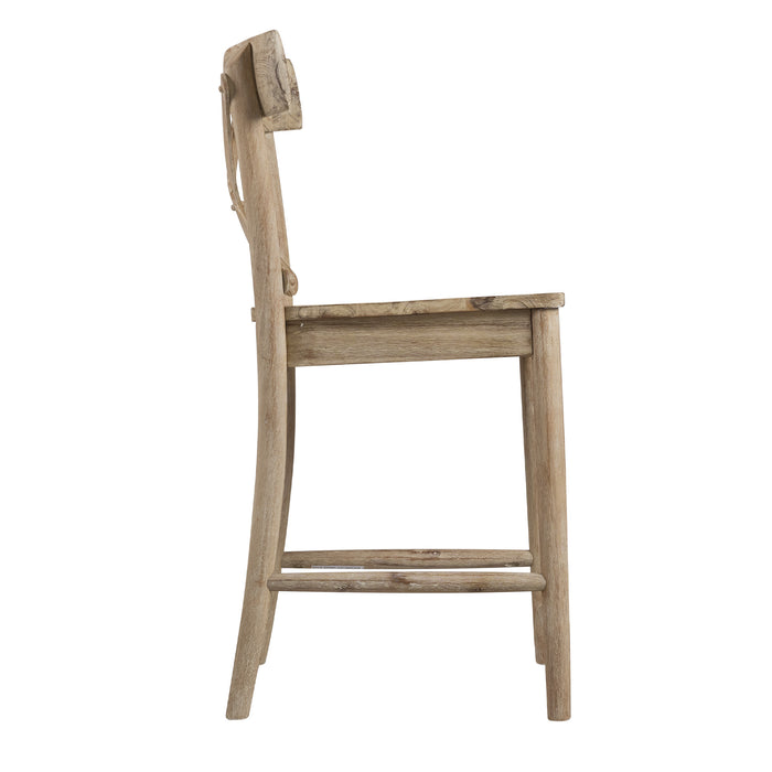 (D680-22) Callista- 24'' Counter Stool- Beach/Natural