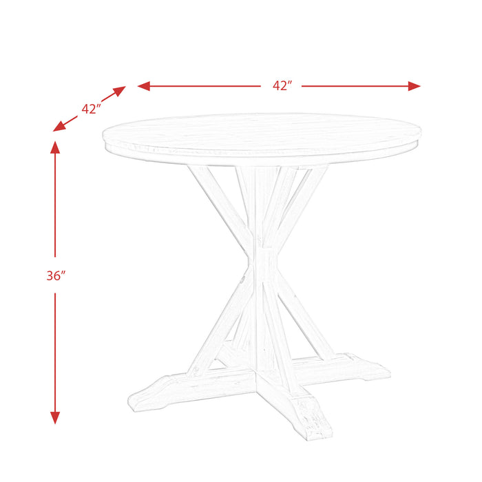 (D680-36) Callista- Counter Height Table- Beach/Natural