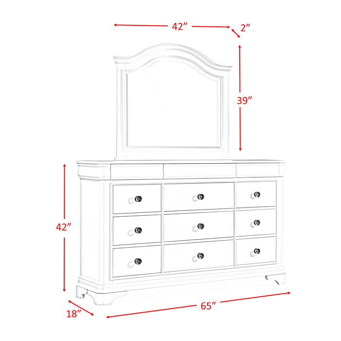 Cameron Cherry Panel Bedroom Set