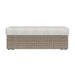 Carmona Ottoman - Natural and Olefin Beige - Pierce Furniture Gallery