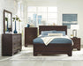 Kauffman California King, Eastren King, & Queen Panel Bed Dark Cocoa - Pierce Furniture Gallery