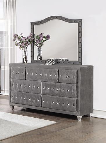 Deanna 7-drawer Rectangular Dresser Grey - Pierce Furniture Gallery