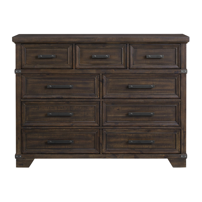 Colorado City 9-Drawer Dresser in Charcoal - Pierce Furniture Gallery