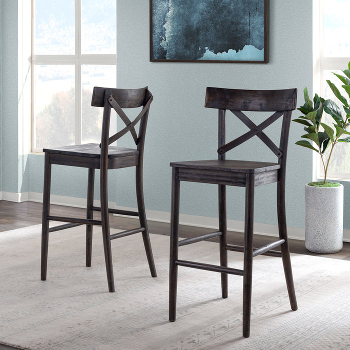 (D210-21C) Coronado- 30'' Barstool- Chocolate