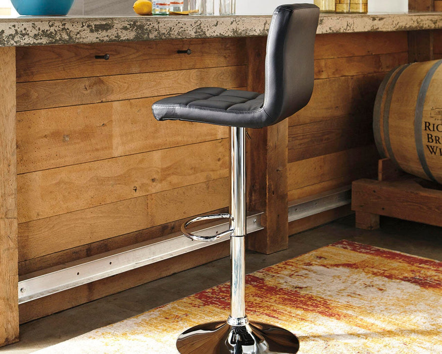 Bellatier Adjustable Height Bar Stool - Pierce Furniture Gallery