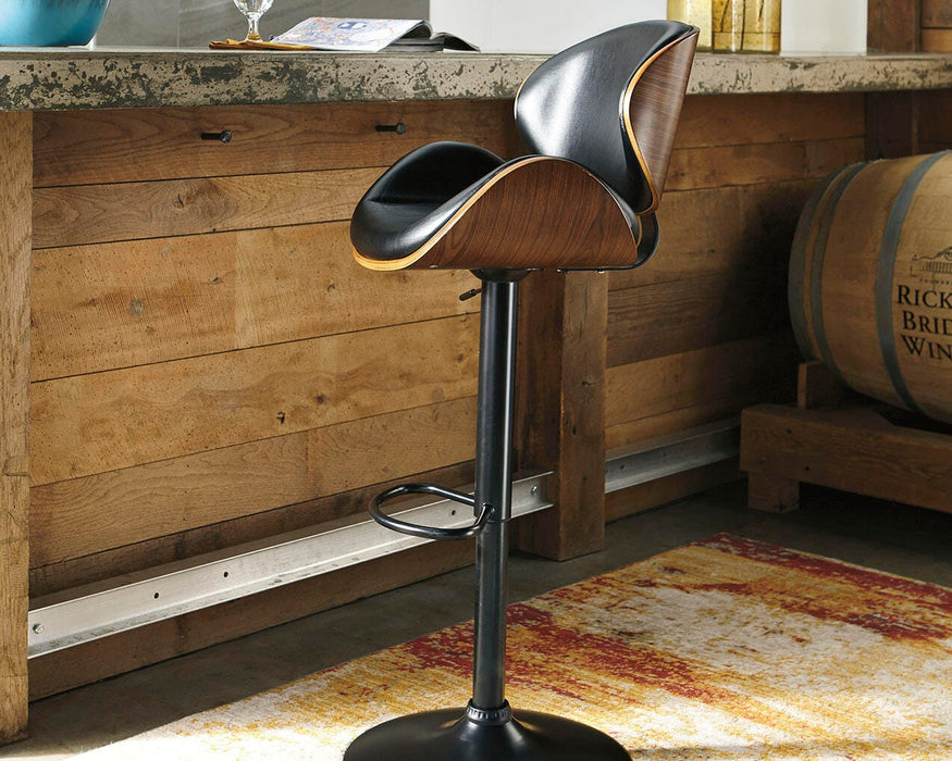 Bellatier Adjustable Height Bar Stool - Pierce Furniture Gallery