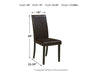 Kimonte Dining Chair Set - Pierce Furniture Gallery