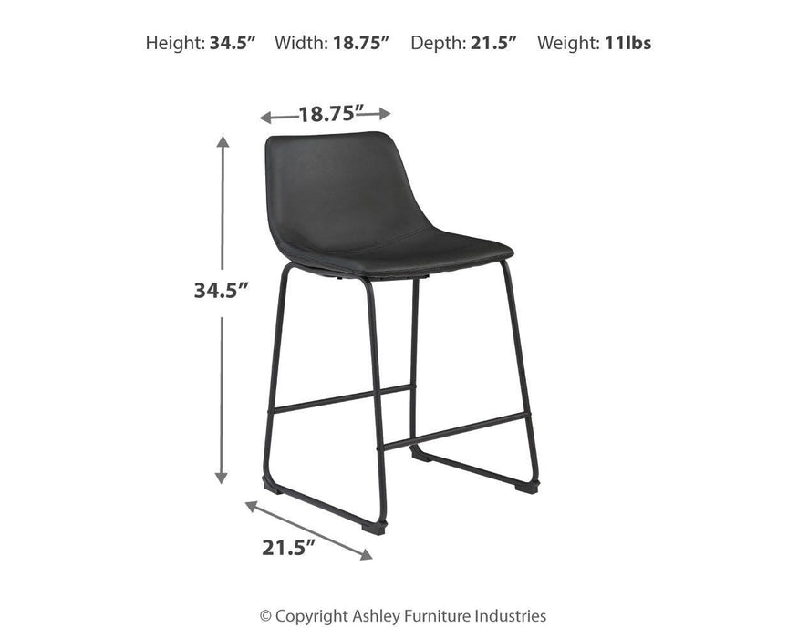 Centiar Counter Height Bar Stool - Pierce Furniture Gallery