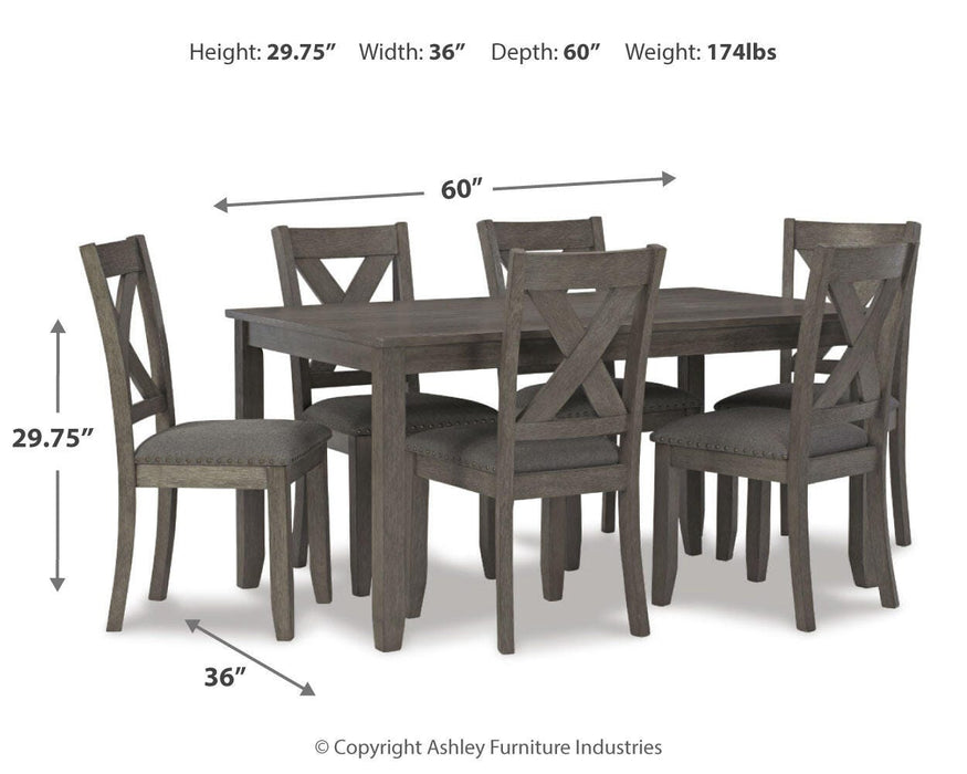 Caitbrook Dining Table and Chairs (Set of 7) - Pierce Furniture Gallery