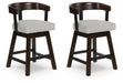 Haddigan Counter Height Barstool (Set of 2) - Pierce Furniture Gallery