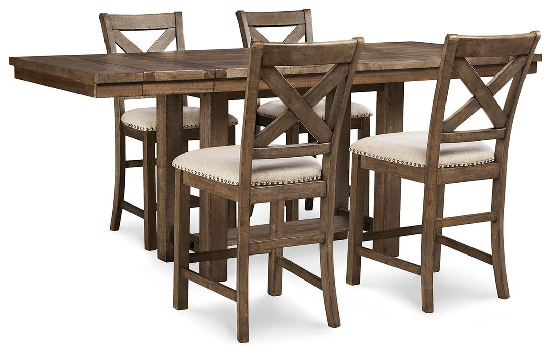 Moriville Counter Height Dining Set - Pierce Furniture Gallery