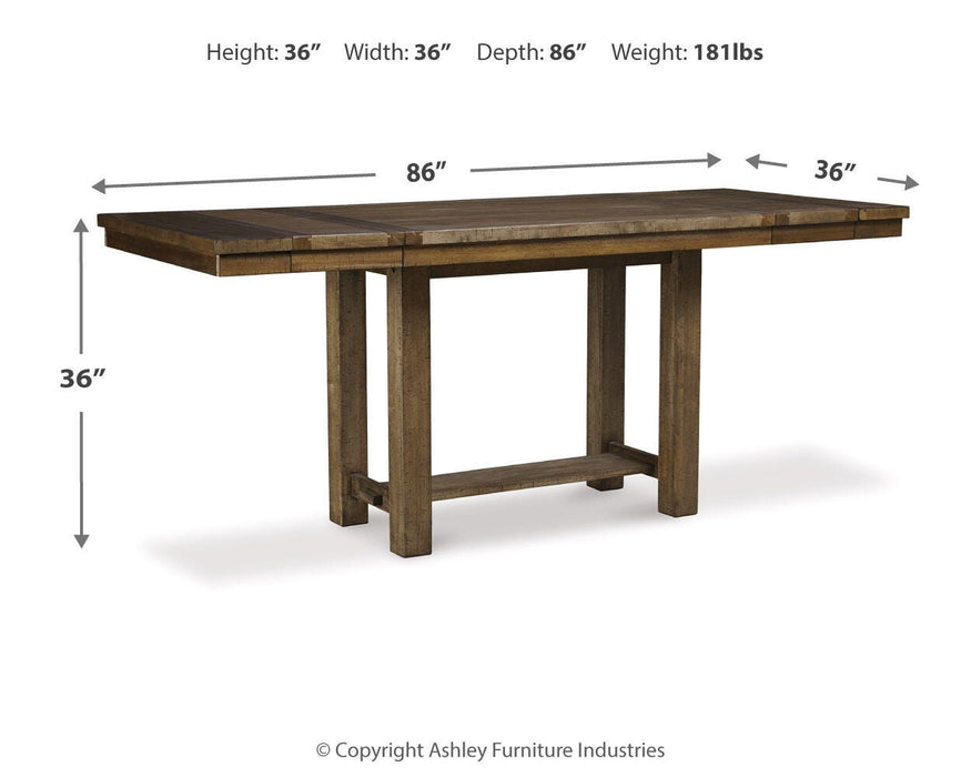 Moriville Counter Height Dining Set - Pierce Furniture Gallery