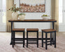 Wildenauer Counter Height Dining Table and 3 Barstools Set - Pierce Furniture Gallery