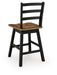 Wildenauer Counter Height Swivel Barstool - Pierce Furniture Gallery