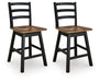 Wildenauer Counter Height Swivel Barstool - Pierce Furniture Gallery