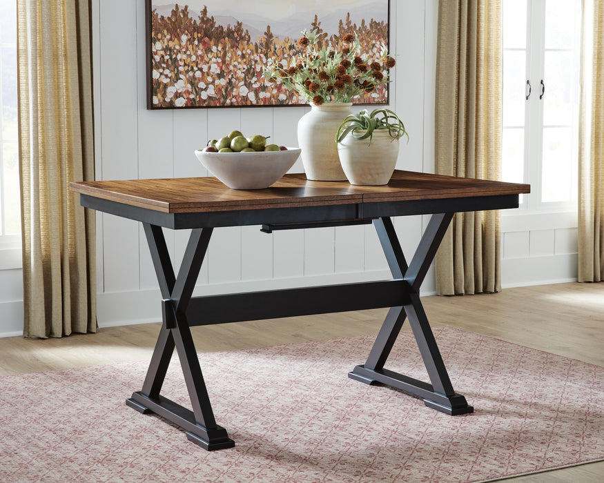 Wildenauer Counter Height Butterfly Extension Table - Pierce Furniture Gallery
