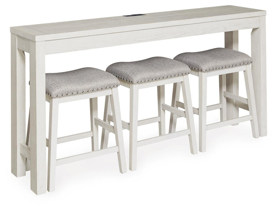 Robbinsdale Counter Height Dining Table and 3 Barstools Set - Pierce Furniture Gallery