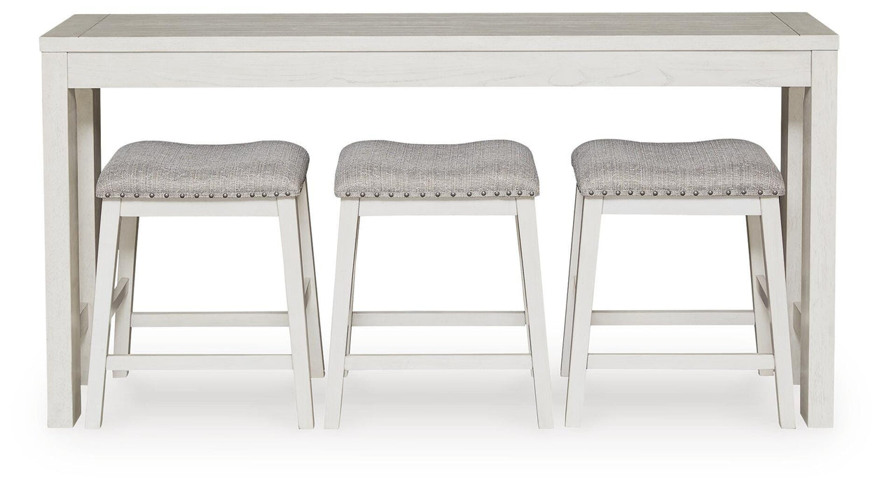 Robbinsdale Counter Height Dining Table and 3 Barstools Set - Pierce Furniture Gallery