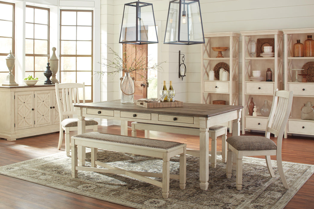 Bolanburg Dining Bench - Pierce Furniture Gallery