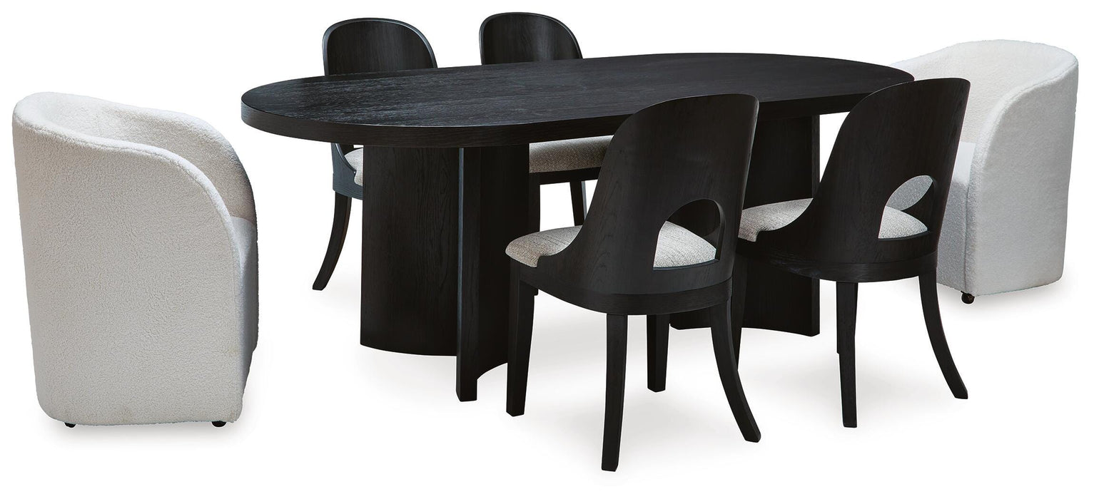 Rowanbeck Dining Package - Pierce Furniture Gallery