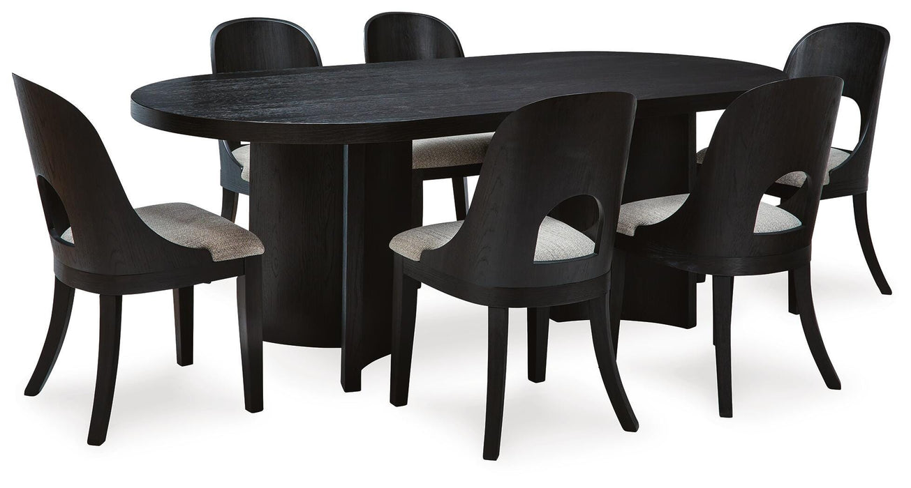 Rowanbeck Dining Package - Pierce Furniture Gallery
