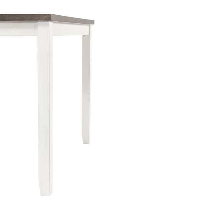 Martin 5pc Counter Set (Dark Brown Top - White Base)