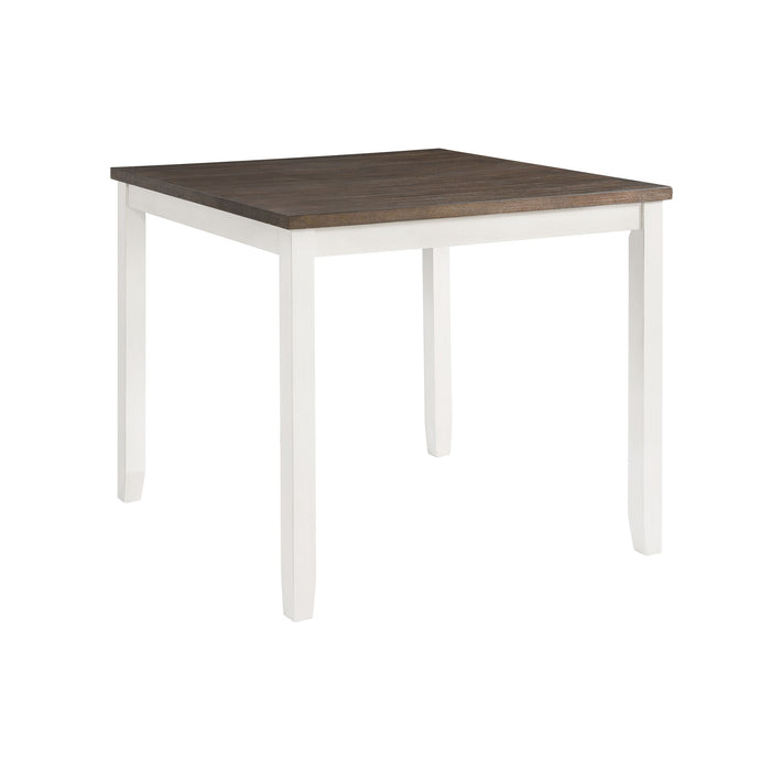 Martin 5pc Counter Set (Dark Brown Top - White Base)