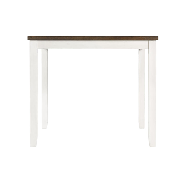 Martin 5pc Counter Set (Dark Brown Top - White Base)