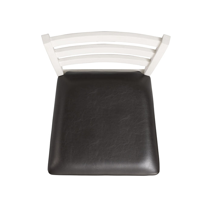 Martin 5pc Counter Set (Dark Brown Top - White Base)