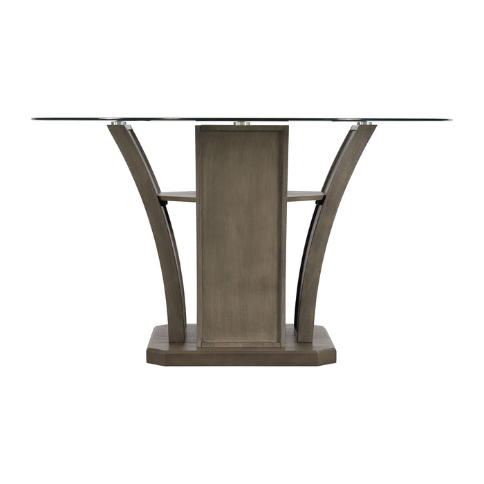 Dapper Grey Round Dining Table