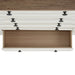 Eastwood Youth 5-Drawer Chest in Brown and Off-White - Pierce Furniture Gallery