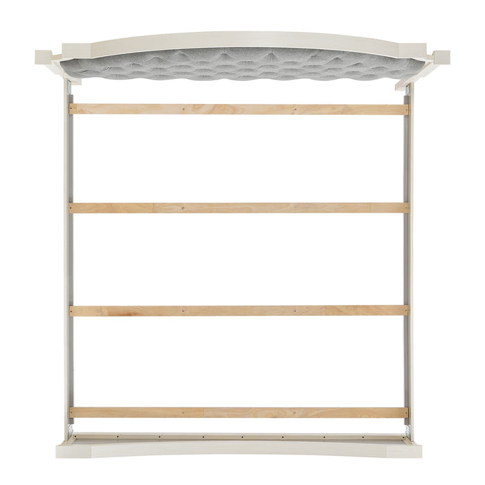 Eastwood Youth UPH Bed in Off-White - Pierce Furniture Gallery