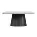 Edison Coffee Table in White and Black - Pierce Furniture Gallery