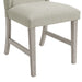 Eleanor Dining Side Chair with Heirloom Fabric in White (2 Per Carton) - Pierce Furniture Gallery