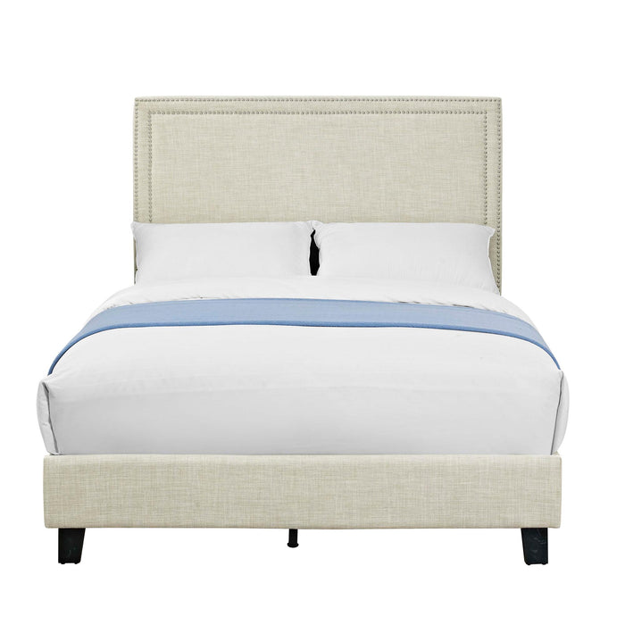 Erica Upholstered Twin Platform Bed - Pierce Furniture Gallery