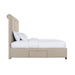 Waldorf Queen Upholstered Storage Bed - Pierce Furniture Gallery