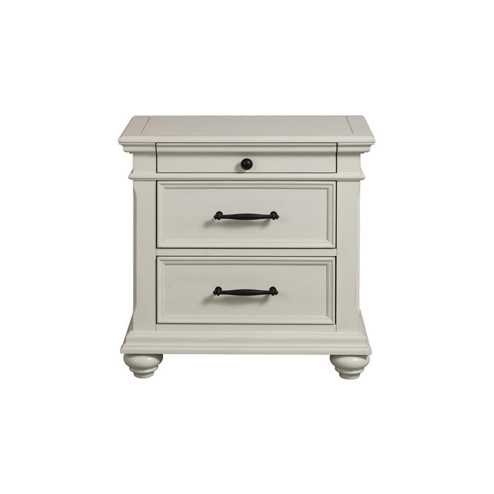 Slater 3-Drawer Nightstand with USB Ports