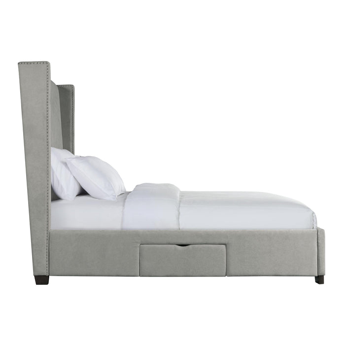 Magnolia Queen Upholstered Storage Bed - Pierce Furniture Gallery