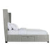 Magnolia Queen Upholstered Storage Bed - Pierce Furniture Gallery