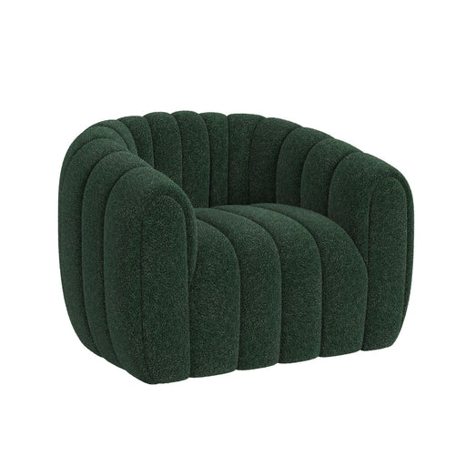 Flamingo Swivel Chair in Ching Hunter Green - Pierce Furniture Gallery