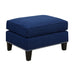 Erica 497 Ottoman W/Chrome Nail Heirloom Blue (ISTA 3) - Pierce Furniture Gallery