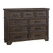 Colorado City 9-Drawer Dresser in Charcoal - Pierce Furniture Gallery