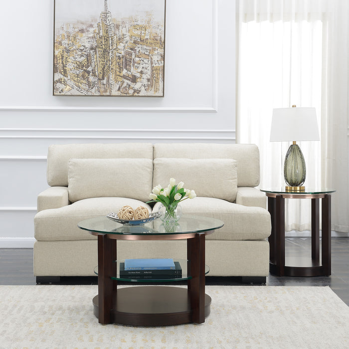 Elsa 2PC Occasional Table Set-Coffee Table & End Table