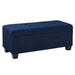 Ethan 3Pk Storage Bench with 2 Ottoman in Heirloom Blue (ISTA3A) - Pierce Furniture Gallery