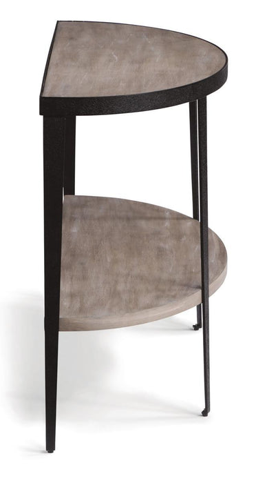 Flexsteel Compass Sofa Table in Gray/Black